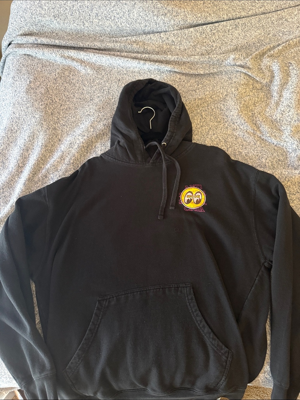 Anti Social Social Club x Mooneyes. Black hoodie xl